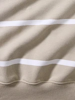 Terry Crop Crew Sweatshirt