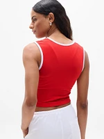 Renew Seamless Square Neck Crop Tank