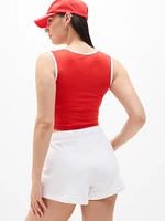 Renew Seamless Square Neck Crop Tank