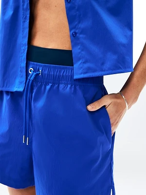 Midday Mid Rise Poplin 3 1/4" Short