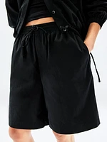 Drift Mid Rise Poplin Bermuda Short