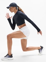 Mesh Racer Run Mid Rise 4 Short