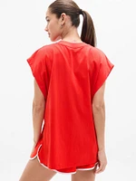 True Cotton Oversized Muscle Tee