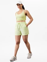 Retreat Linen Mid Rise 4" Short