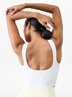Transcend Square Neck Crop Sports Bra A-C