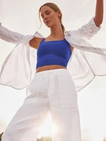 Retreat Linen Top