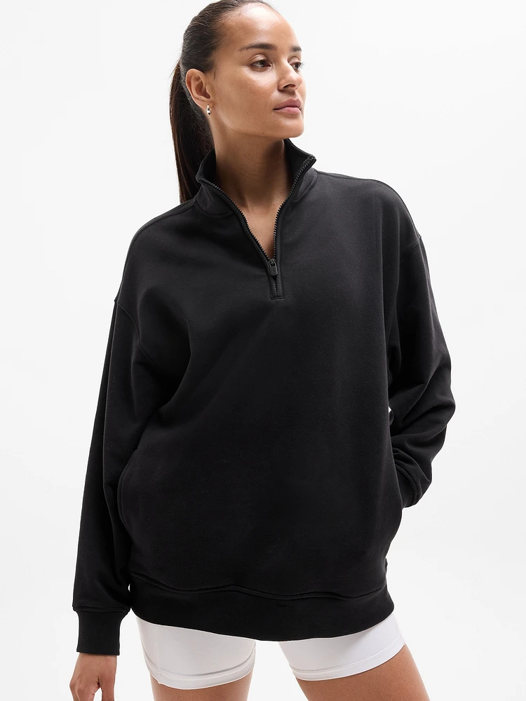 Power of She Forever Fleece 1/4 Zip Sweatshirt
