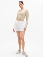 Transcend Contrast Stitch Top