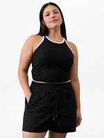 Retreat Linen Mid Rise 4" Short