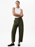 Skyline High Rise Barrel Leg Pant