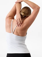 Transcend Scoop Built-In Bra Tank A-C