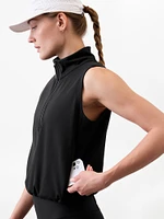 Unstoppable 1/2 Zip Cropped Vest