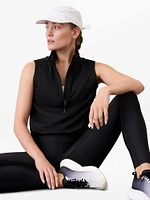 Unstoppable 1/2 Zip Cropped Vest