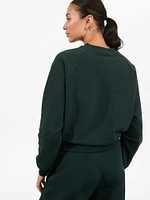 Power of She Embroidered Crew Sweatshirt