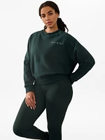 Power of She Embroidered Crew Sweatshirt
