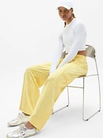 Retroterry High Rise Wide Leg Cargo Pant