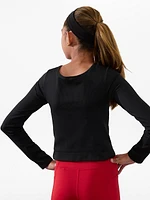 Athleta Girl Rise Above Rib Crop Top