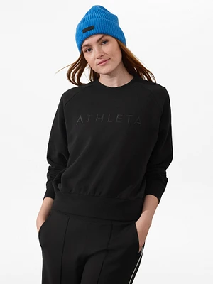 Athleta Embroidered Crew Sweatshirt