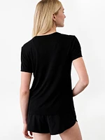Getaway Linen Blend Tee