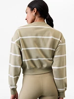 Terry Crop Crew Sweatshirt