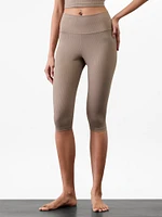 Transcend High Rise Rib Crop Legging