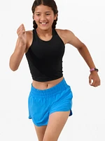 Athleta Girl Long Distance Sheen Bra