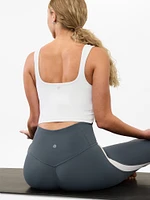 Transcend Square Neck Crop Sports Bra A-C