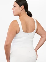 Transcend Square Neck Crop Sports Bra A-C