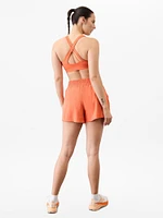 Weekender High Rise 3" Stripe Run Short