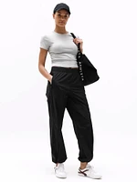 Signature Rib Crop Tee