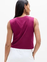 True Cotton Crop Tank