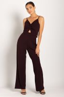 Spaghetti Strap Jumpsuit with Cut-Out