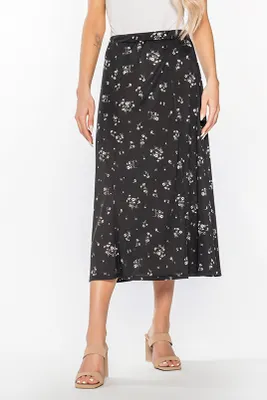 Ditsy Vienna A-Line Maxi Skirt
