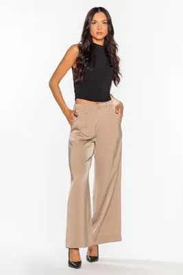 Satin Pleated Pant