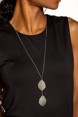 Double Leaf Necklace