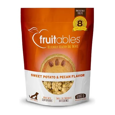 Fruitables - Dog Treats - Sweet Potato & Pecan Flavor Crunchy