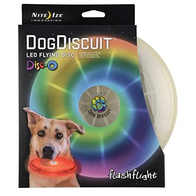 Nite Ize - Dog Frisbee - Dog Discuit LED Flying Disc