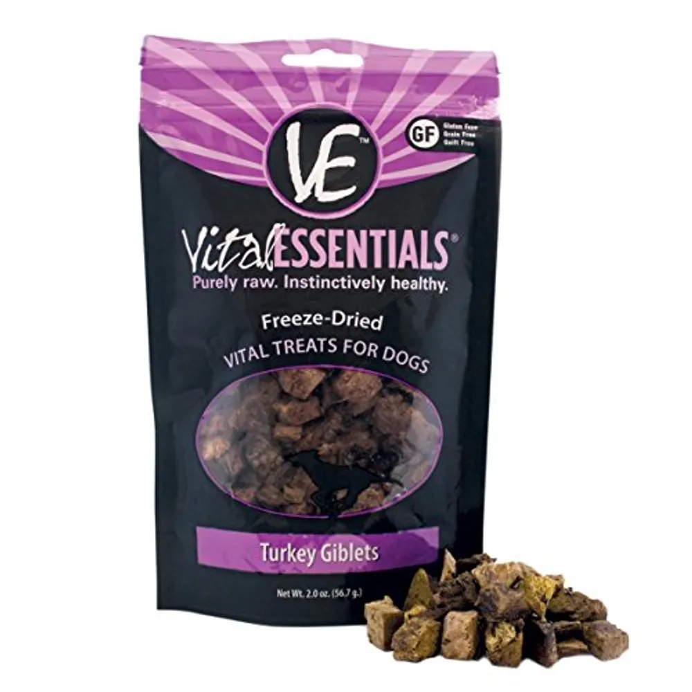 Vital Essentials - Dog Treat - Freeze Dried Turkey Giblets