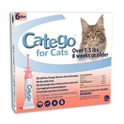 Catego - Flea & Tick Control for Cats 1.5lbs and Over