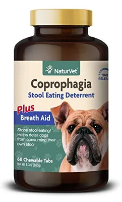 NaturVet - Dog Supplement - Coprophagia Stool Eating Deterrent