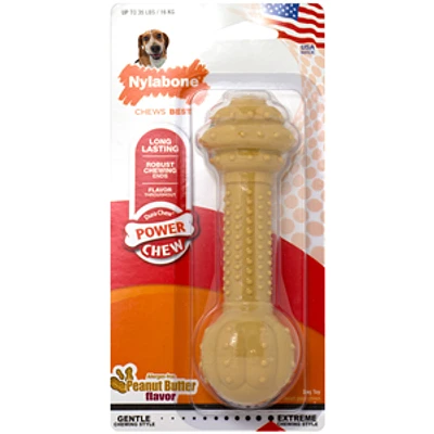 Nylabone - Durachew Barbell - Peanut Butter