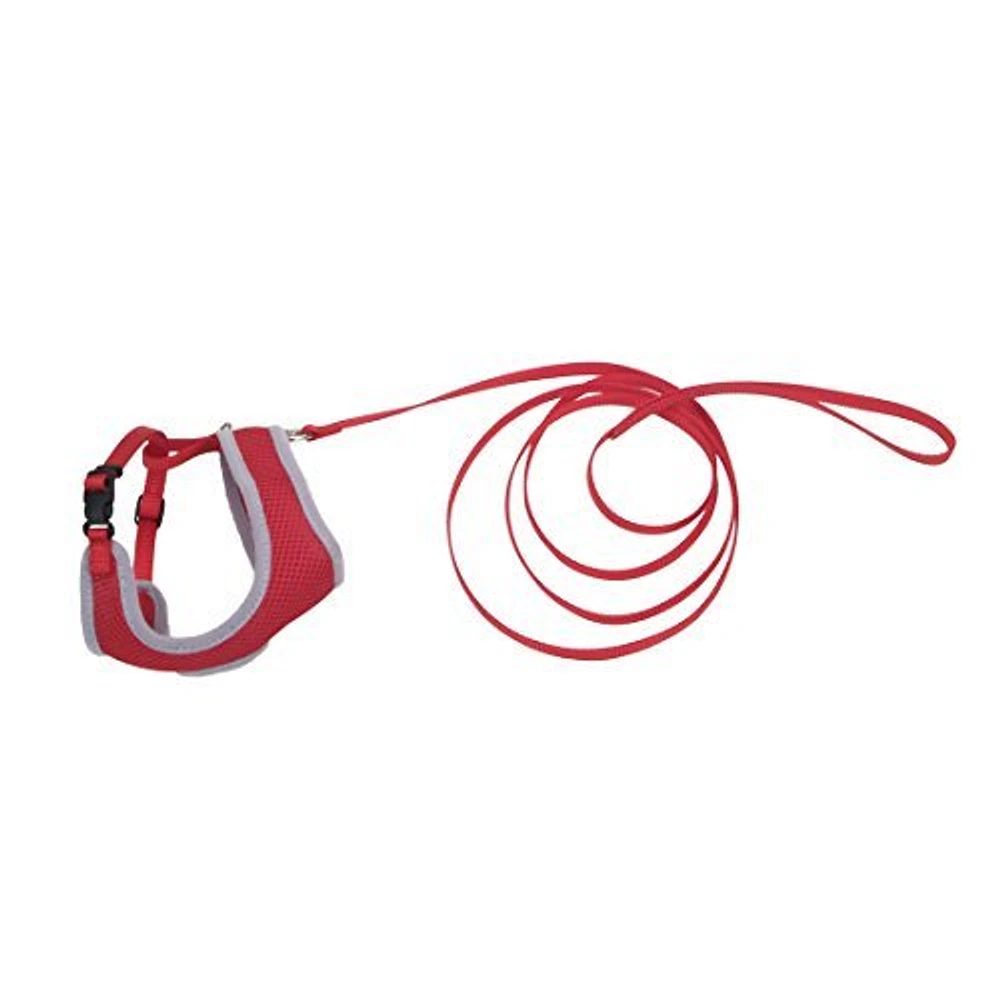 Coastal - Cat Harness & Leash - Red Comfort Soft