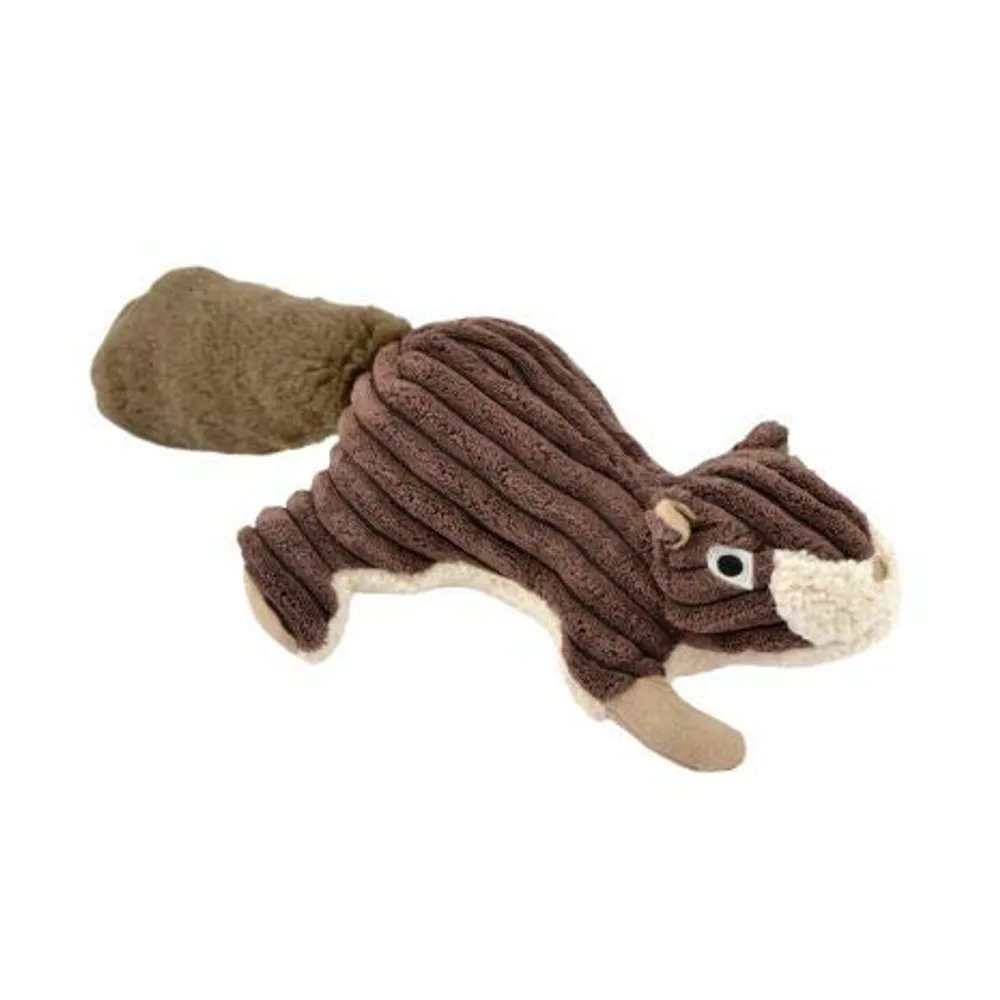 FLUFF & TUFF, Peanut the Squirrel Squeaky Dog Plush Toy