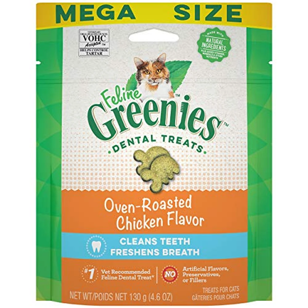 Greenies - Cat Dental Treats - Oven Roasted Chicken