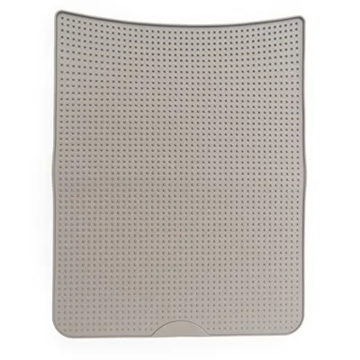 Messy Mutts Large Silicone Mat Light Grey