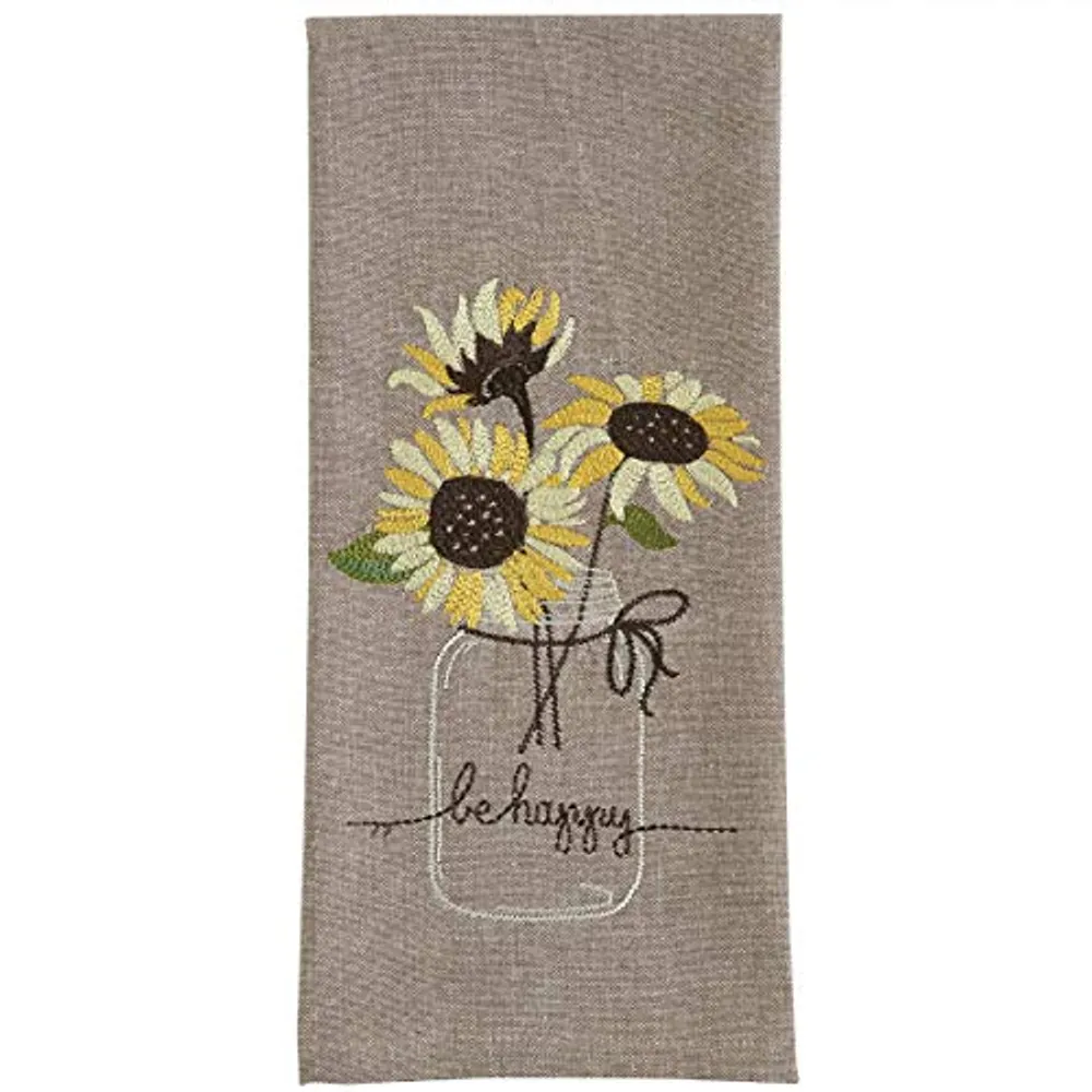 Park Designs  - Hand Towel - Be Happy Mason Jar