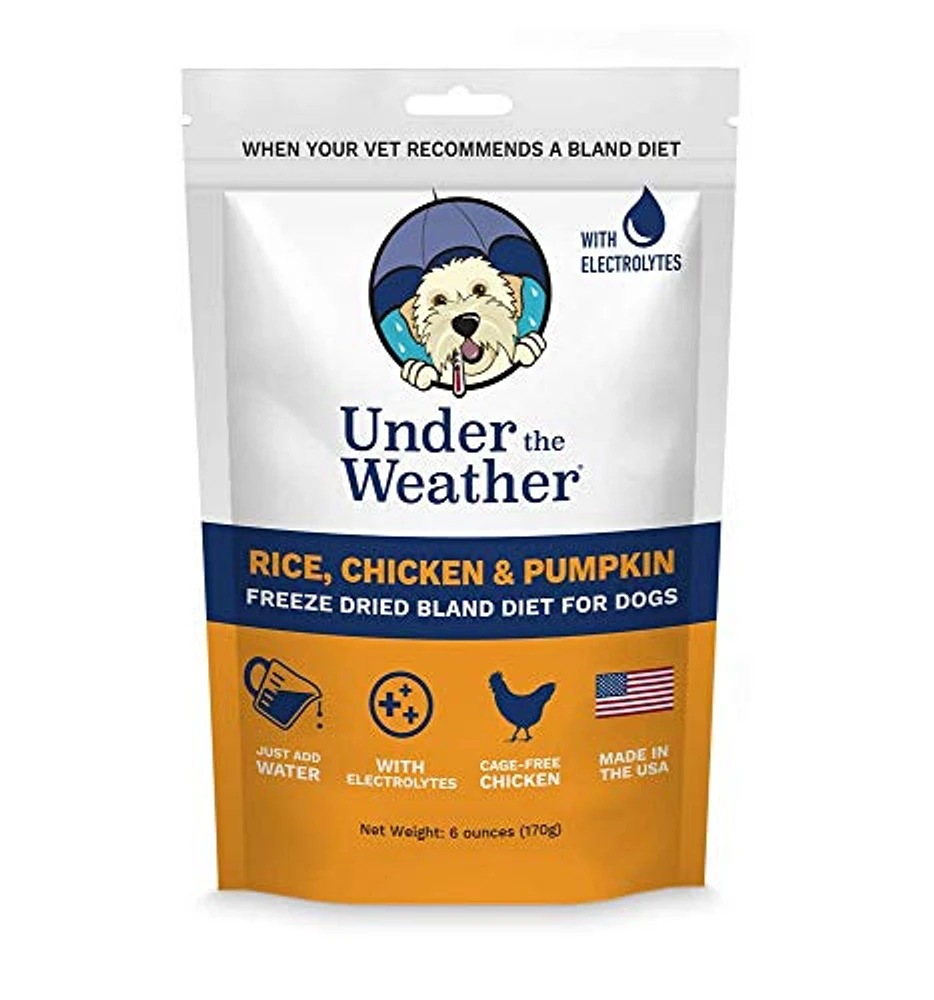 Under the Weather - Dog Supplement - Chicken,  Rice,  & Pumpkin