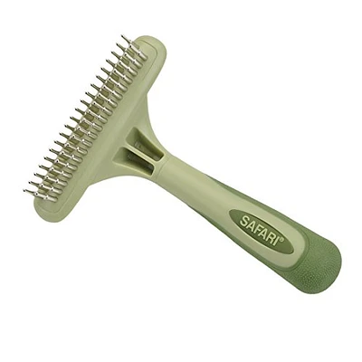 Safari - Dog Brush - Double Row Undercoat Rake