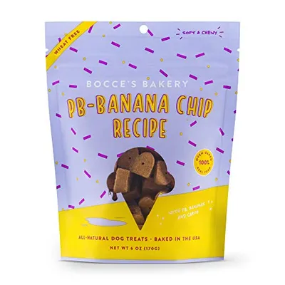 Bocce's Bakery - Dog Treat - PB-Banana Chip Recipe