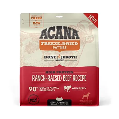 ACANA - Dog Food - Freeze-Dried Patties - Beef